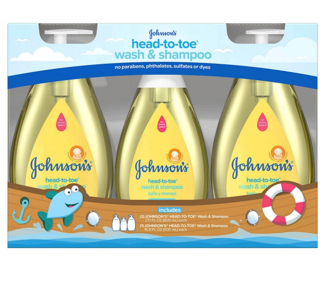 Johnson’s head-to-toe Wash & shampoo 3n1