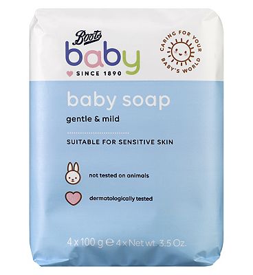 Boots Baby 4PK Bar Soap