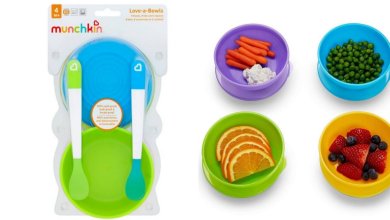 Munchkin Love-A-Bowl 4pk Bowls With Lids N 2 Spoons