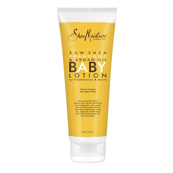 Shea Moisture Raw Chamomile And Argan Oil Baby Lotion-With Frankincense and Myrrh 237ml