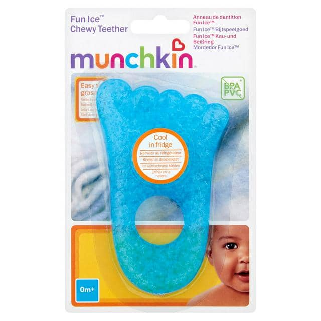 Munchkin Fun Ice Chewy Teether – Blue Hand