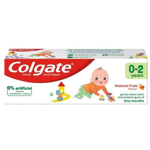 Colgate Kids Natural Fruit Flavour Baby Toothpaste 0-2years