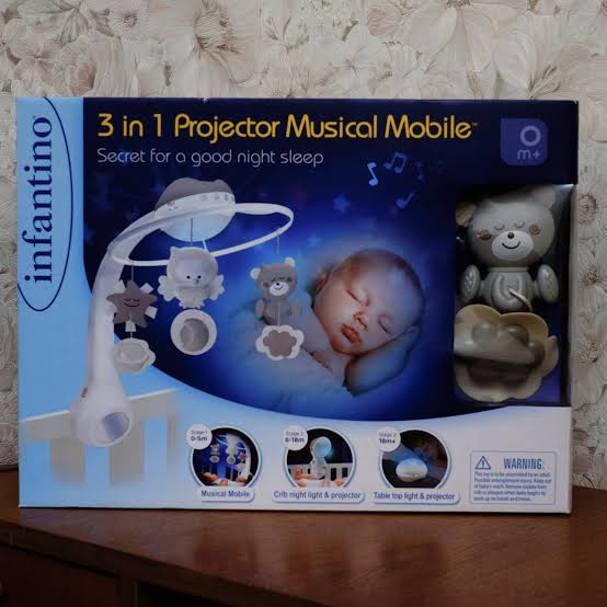 Infantino 3n1 Projector musical Mobile