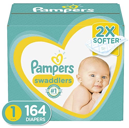 Pampers Swaddlers Size 1, 164 Count